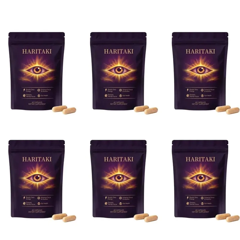 Cápsulas do terceiro olho Haritaki para equilíbrio digestivo e suporte regular do intestino com proteção antioxidante 60 cápsulas vegetais orgânicas — image 12