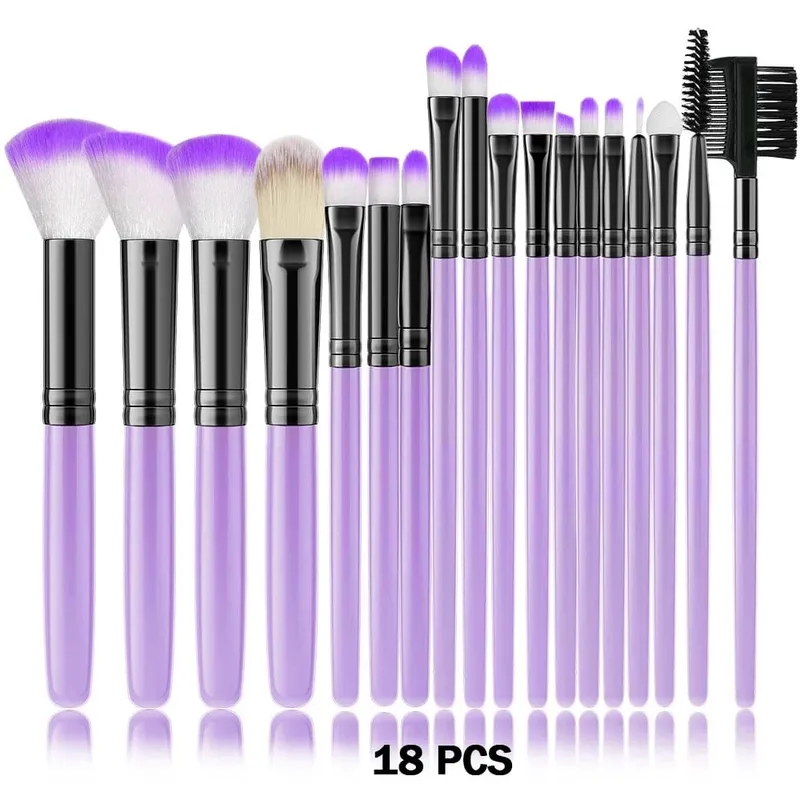 Conjunto de pincéis de maquiagem, 10/32 peças, pó macio, base, contorno, blush, corretivo, sombra, iluminador, ferramenta de beleza