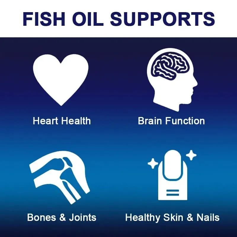 Omega 3 Fish Oil - Benefits The Cardiovascular System Protects Eye Fatigue Cognitive Function and Learning Ability