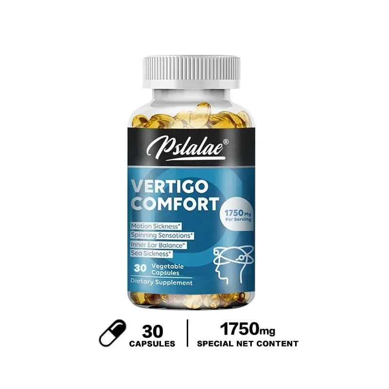 Vertigo Relief Capsules 1750mg Aids Inner Ear Balance Relieves Tinnitus Vertigo and Migraines Supplement