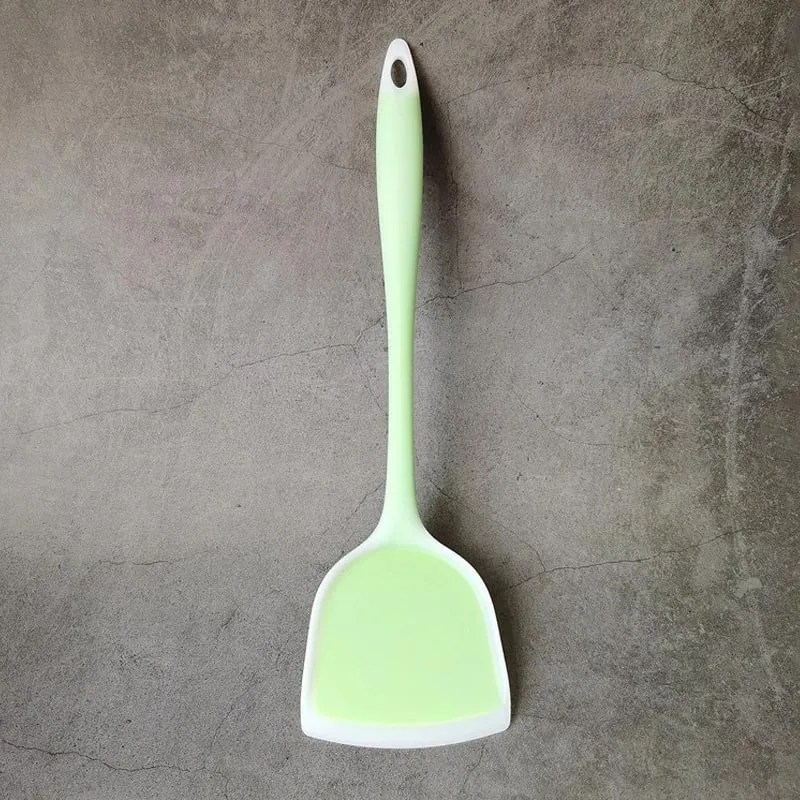Utensílios de cozinha de silicone conjunto antiaderente utensílios de cozinha ferramentas ovo peixe frigideira colher pá frita espátula utensílios de cozinha — image 10