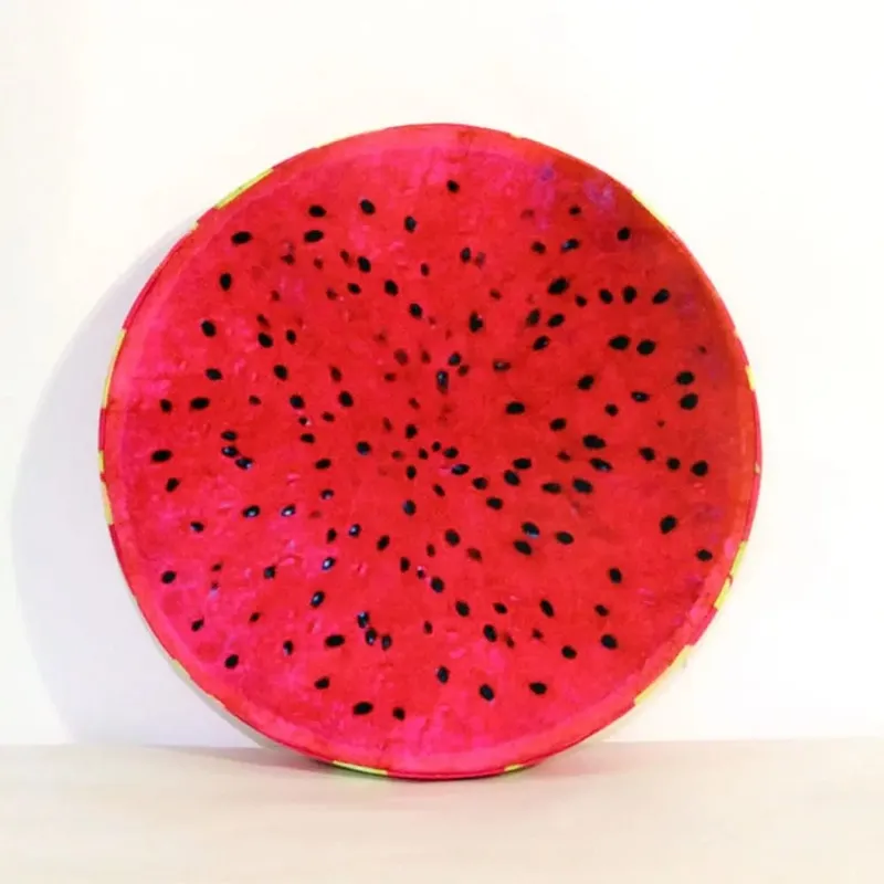 Suave y cómodo, divertido sofá, almohada para jardín, comedor, cojines para asientos al aire libre, almohada redonda, cojines para asientos de frutas, cojines para sillas