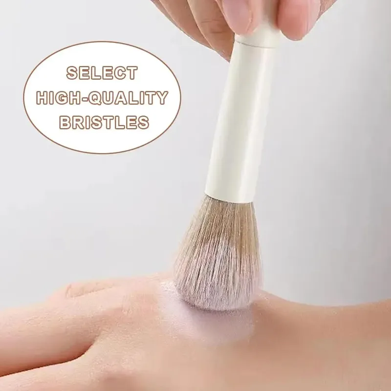 Conjunto de pincéis de maquiagem com 10 peças, cerdas de nylon de alta qualidade, inclui pincéis para olhos e pó, blush e base