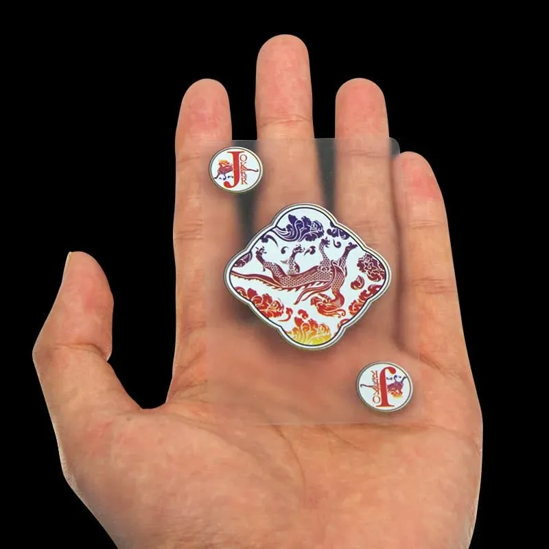 Cartas de jogo de plástico transparente à prova d'água, criativo, durável, pvc, pôquer para jogo de tabuleiro, clássico, jogo de cartas, diversão para família