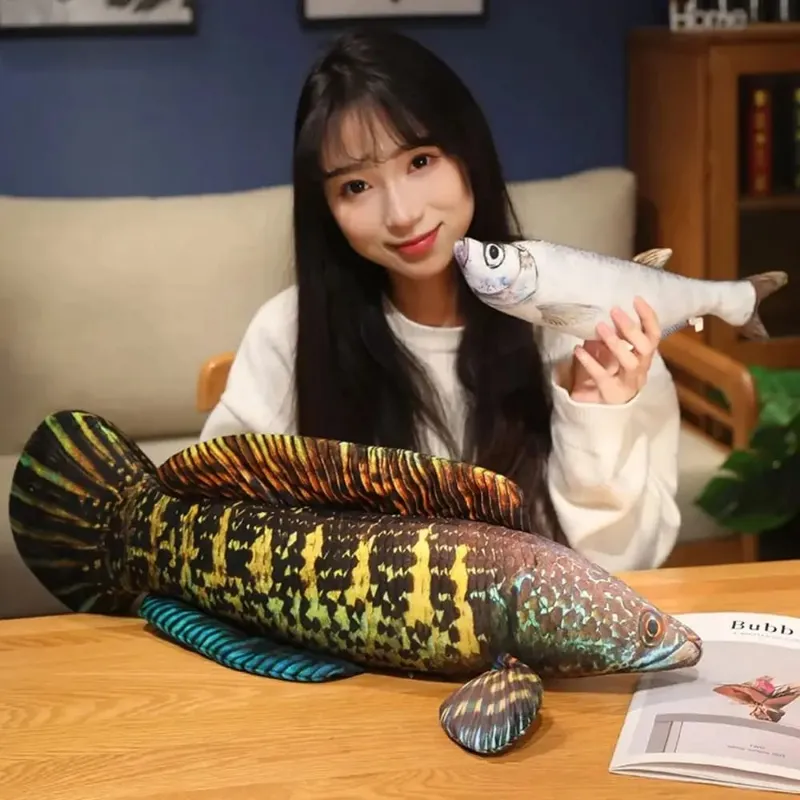 Sofá almofada poleiro simulação peixe travesseiro garoupa recheado dos desenhos animados peixe adorável macio peixe anime travesseiro quarto