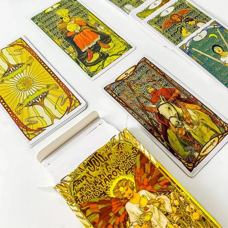 Hot-selling Tarot Deck 78pcs Cards Mystical Artwork Durable & Portable Perfect For Spiritual Guidance & Collectors