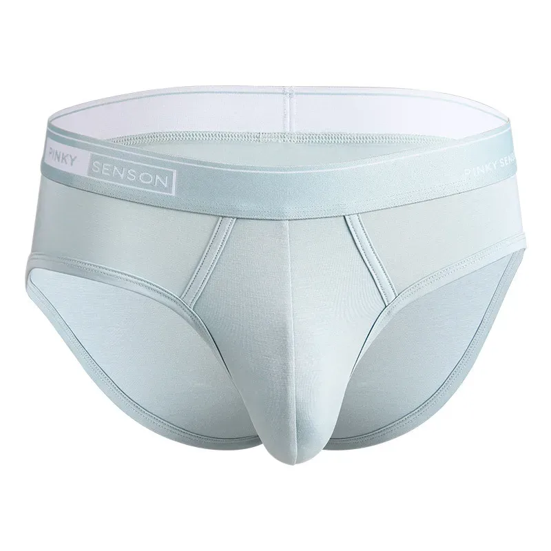 Tamanho grande novo sexy e respirável modal calças triangulares masculinas cor sólida meados de cintura cuecas para jovens cuecas para homem