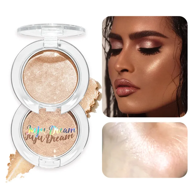 Waterproof Highlighter Powder Ultra Glow Radiance Buildable Shimmer for Face Body & Special Occasion Makeup