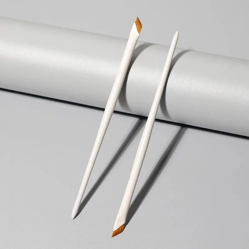 Upgrade Blade Eyeliner Brush Ultra Thin Fine Angle Flat Eyebrow Brush Under The Eye Makeup Brushes Precise Detail Brush white