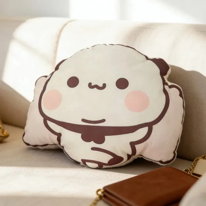 Novo bonito bubu panda almofadas de pelúcia kawaii anime yier travesseiro companheiro de dormir para amigos decoração de casa presente de casal — image 8