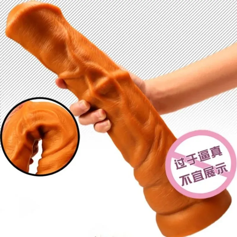 Enorme cavalo vibrador realista animal pênis anal plug simulação pau grande masturbador com ventosa adultos brinquedos sexuais para mulheres homens — image 1