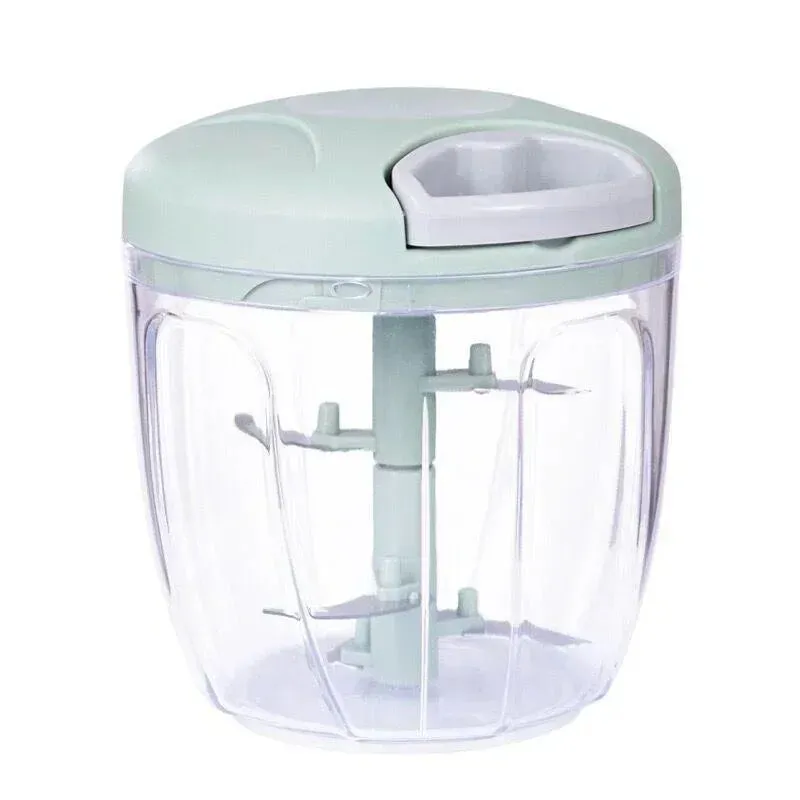 Triturador de cebola vegetal cortador cozinha acessórios cozinha 500/900ml manual picador carne alho chopper girar alho