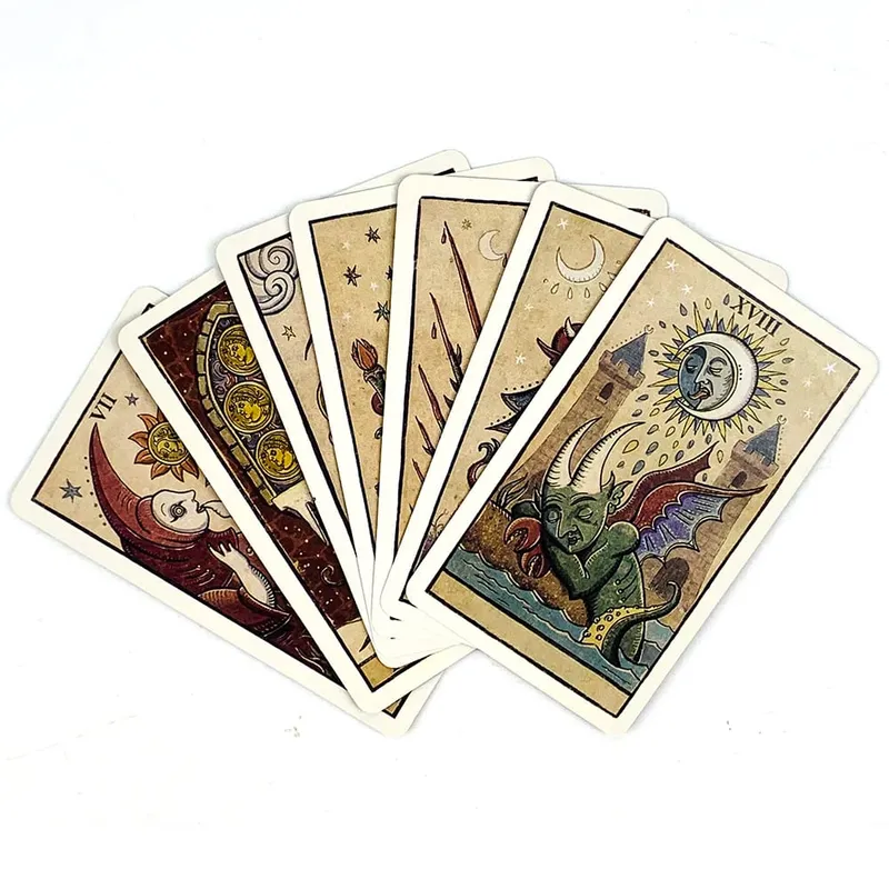 Cartas de tarô mais vendidas, versão em inglês, destino, adivinhação, edição, jogo de cartas, reunião familiar, jogos de tabuleiro, dia das bruxas, presente de natal