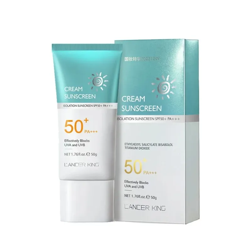 60g/50g Multi-efeito Reparação Creme Protetor Solar de Verão SPF50 + Protetor Solar Creme de Isolamento Corretivo Suave Leve