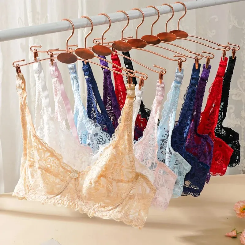 Feminino sexy renda fina sutiãs terno não-pad requintado push-up sutiã sólido respirável underwire g-string calcinha conjunto