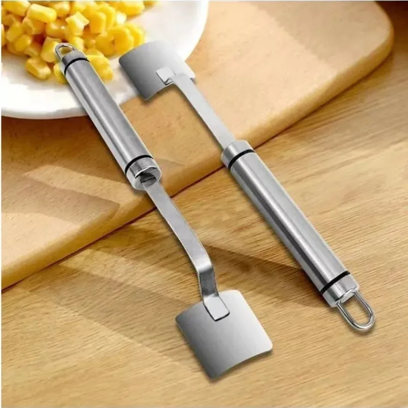 Stainless Steel Corn Peeler Serrated Corn Peeler Corn Cob Planer Thresher Cutter Kitchen Fruits And Vegetables Gadgets