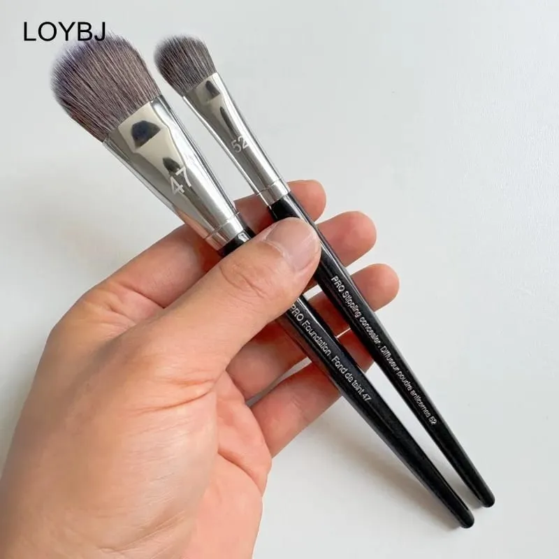 Pincel de base profissional 47/52, cabeça de vassoura, base líquida, sombra, reparação, base de rosto feminino, ferramentas de beleza