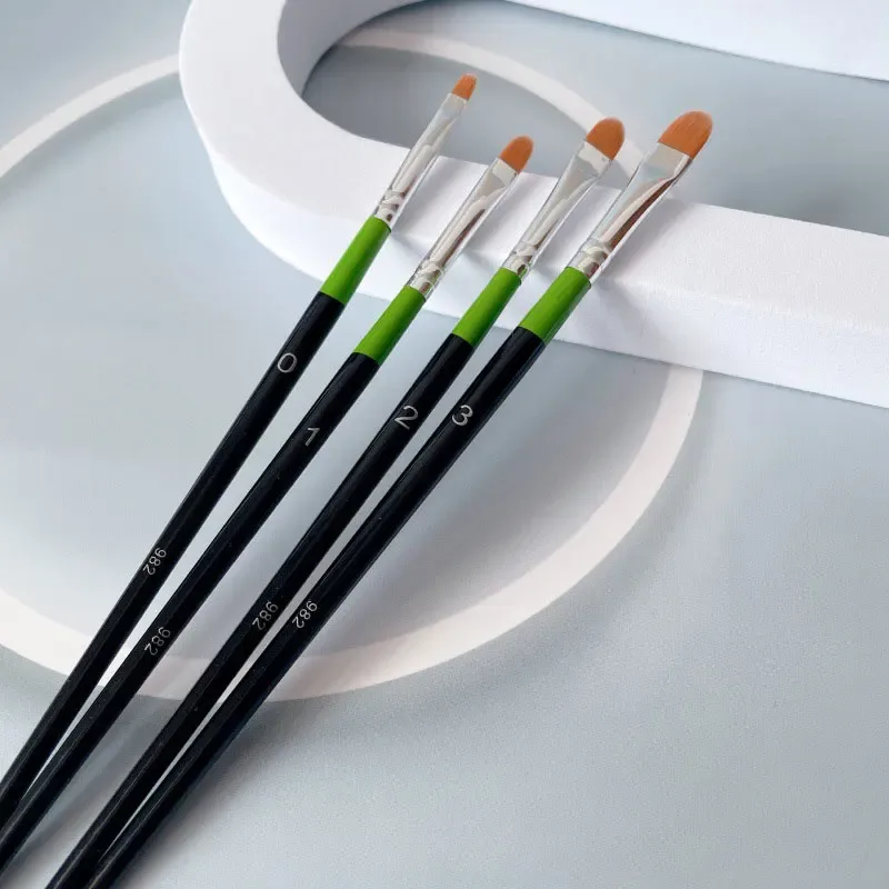 Pincéis de maquiagem para base, 1/peças, pequeno, detalhado, corretivo, cabo de madeira, ferramenta cosmética — image 3