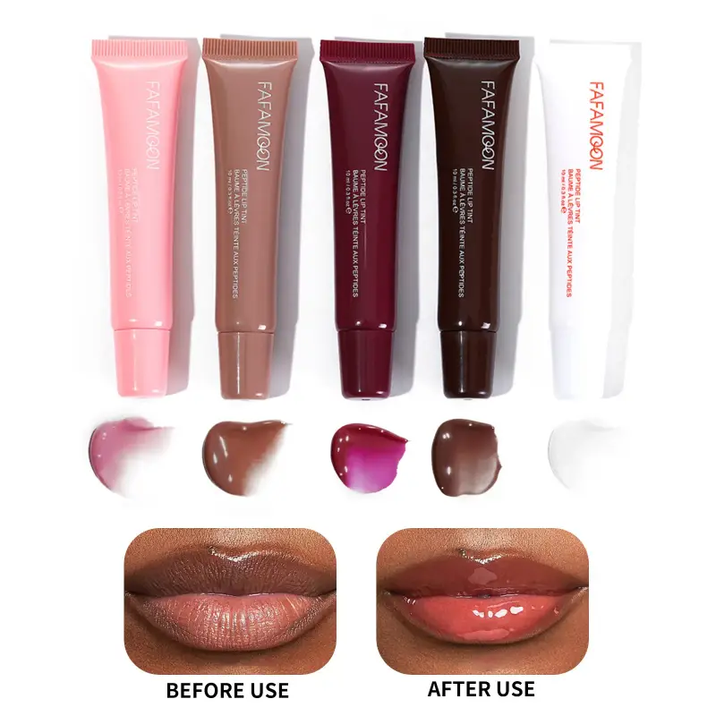 Hidratante espelho brilho labial plumper maquiagem nutritivo batom líquido transparente mineral óleo labial beleza cosméticos novo