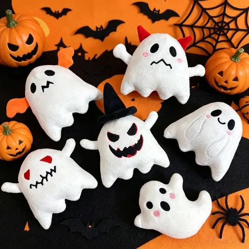 Novo halloween fantasma boneca de pelúcia travesseiro lance travesseiro sala sofá almofada ornamento decorativo travesseiro atacado