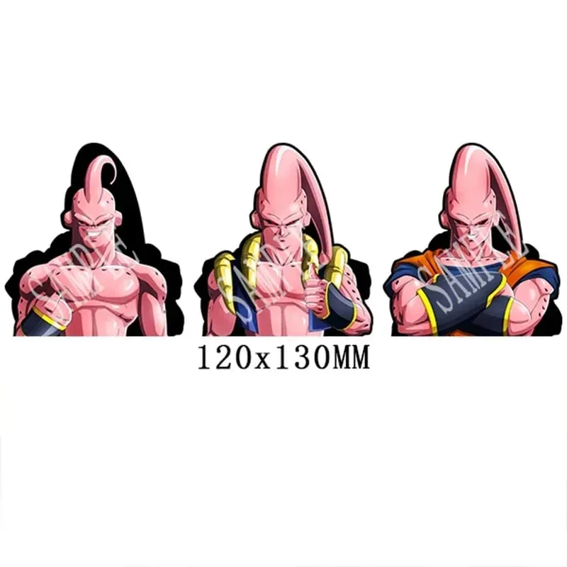 Anime 3D Lenticular Adesivo Goku Vegeta Decalques à prova d'água para carro, geladeira, skate, etc. — image 28