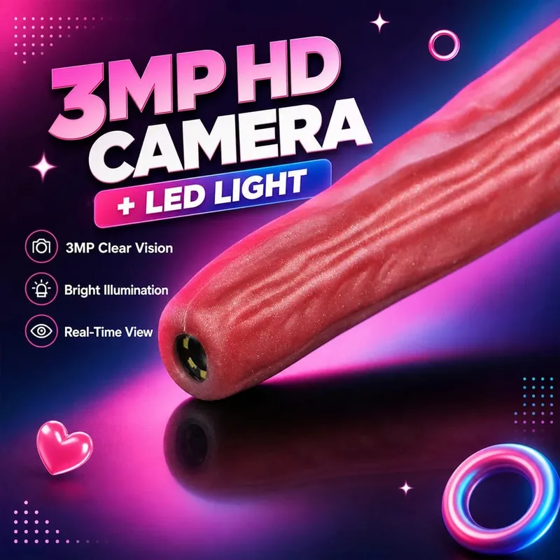 55cm longo dragão vibrador extensível câmera dilatador silicone expansão anal butt plug ânus exploração 18 + brinquedos sexuais para adultos