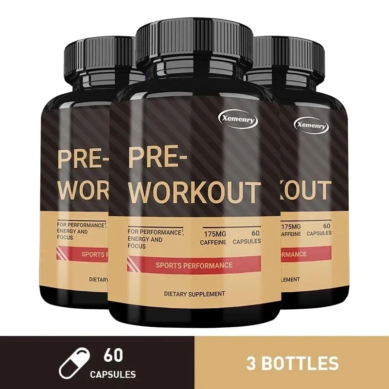 Pre-Workout Supplement - Promote Muscle Growth Increase Strength and Improve Exercise Recovery
