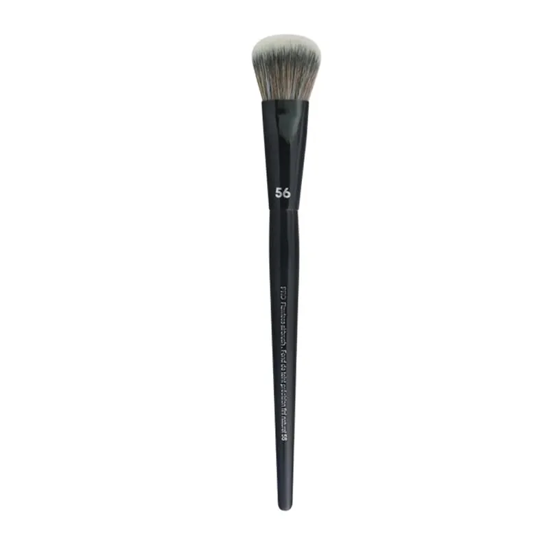 1pc maquiagem chanfrada fundação pó contorno sombra de olho escova ferramenta ultra macio compõem afilado liquidificador destaque sombra de sobrancelha