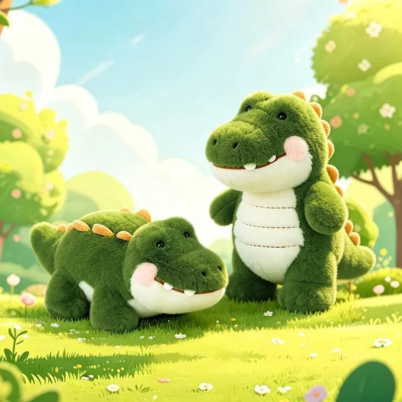 Adorável crocodilo pelúcia gordinho animal fofo travesseiro abraçável sofá encosto casa cama decro