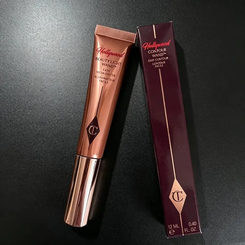 Charlotte Tilbury Liquid Contour Featherlight&Serum Foundation Luminous&Cream Blush Velvety Waterproof Smooth Blendable Makeup