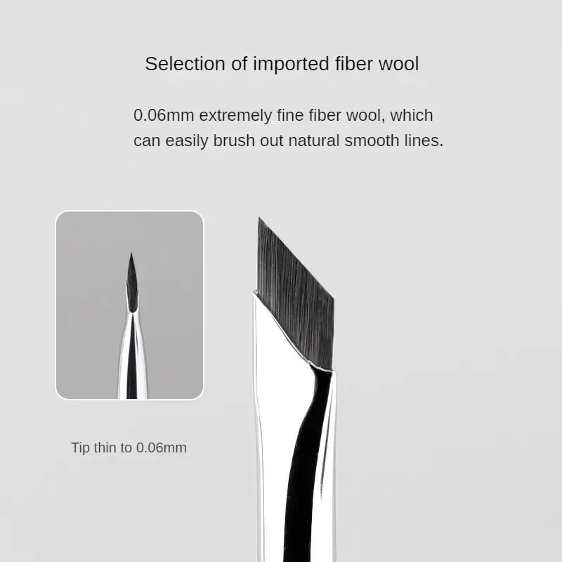 1-16 Chiếc Nâng Cấp Lưỡi Bút Kẻ Mắt Bàn Chải Siêu Mỏng Góc Mịn Flat Eyebrow Brush Liner Brow Nơi Cọ Trang Điểm Chính Xác Chi Tiết Bàn Chải