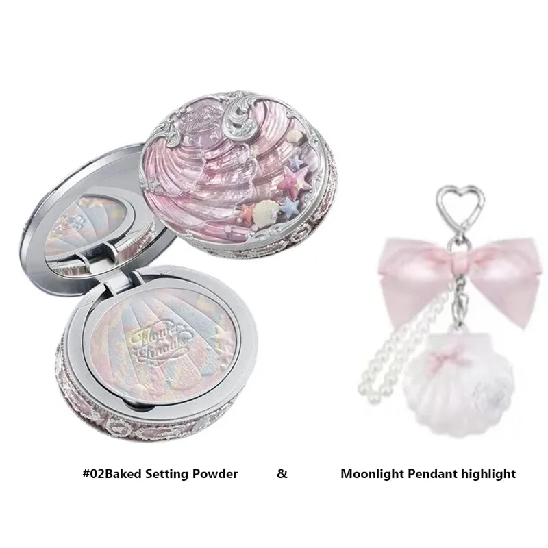 Flor sabe morango cupido coleção conjunto de maquiagem pó pressionado sólido perfume kit de maquiagem para mulheres kit completo adolescentes compõem