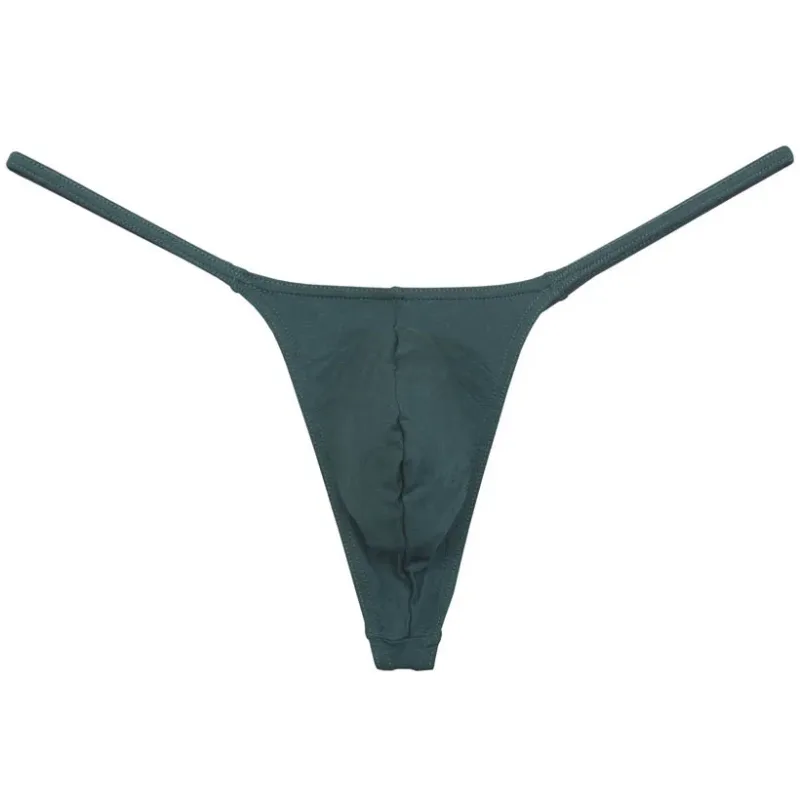 Homens Modal String Thong Cueca Masculina Cobertura Mínima Hipster T-back Jock Strap