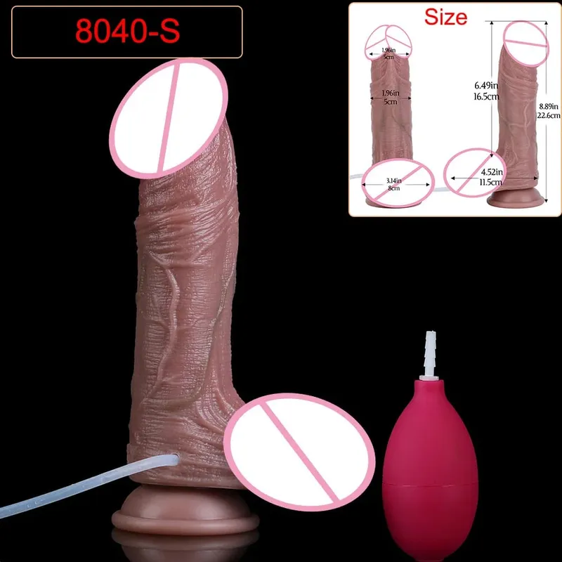 Veias profundas ultra esguichando vibrador silicone pele toque longo ejaculação butt plug para homens mulheres g-ponto estimular 18 + brinquedos sexuais