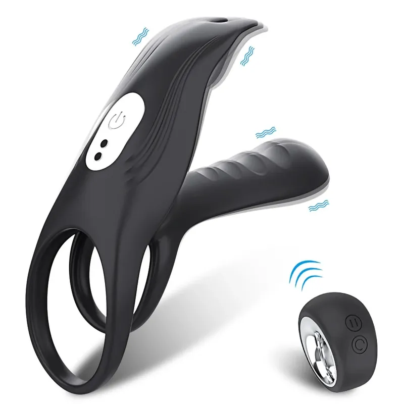 Remote Control Penis Ring Vibrator Sex Toy for Men Delay Time Prostate Massager 360° Rotation Twisting Vibrating Cock Rings 18+ — image 12