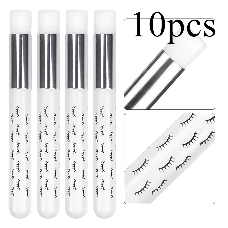 10pcs Eyelash Cleaning Brush Lash Extension Applicator Eyebrow Nose Brushes Washing Bottle Skin Care Makeup Tool Clean Supplies