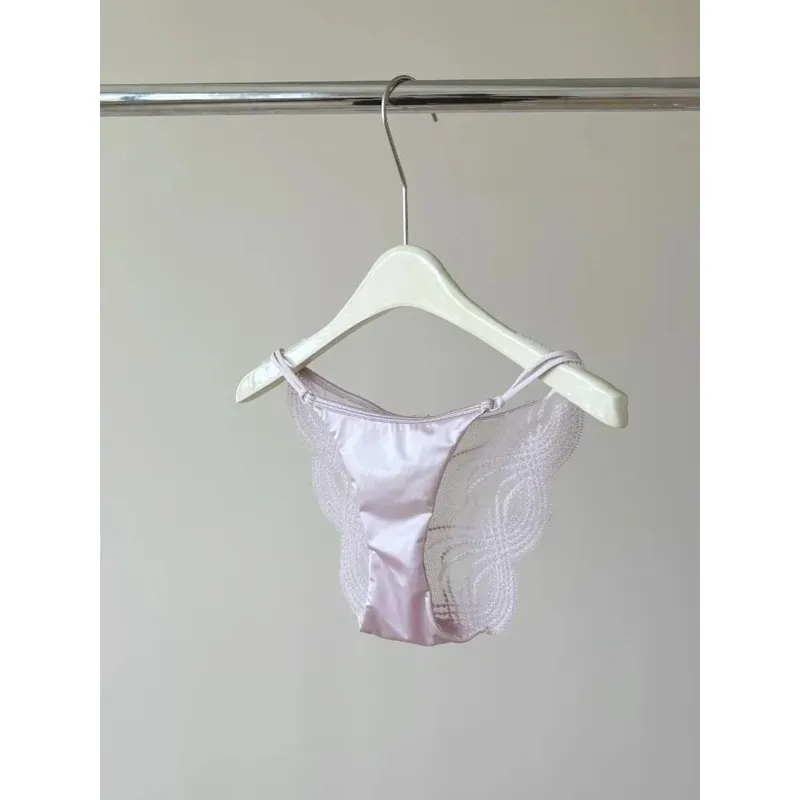 Half Cup Lingerie Set Women Thin Cup Push Up Soft Underwire Bra Panty Small Chest Gather Side Support Anti Sag Underwear 32‑38