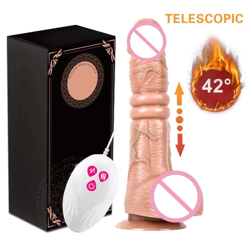 Thrusting Rotation Remote Control Dildo Vibrator Female Realistic Penis Gay Suction Cup Masturbator Couple For Women Sex Toys — image 3