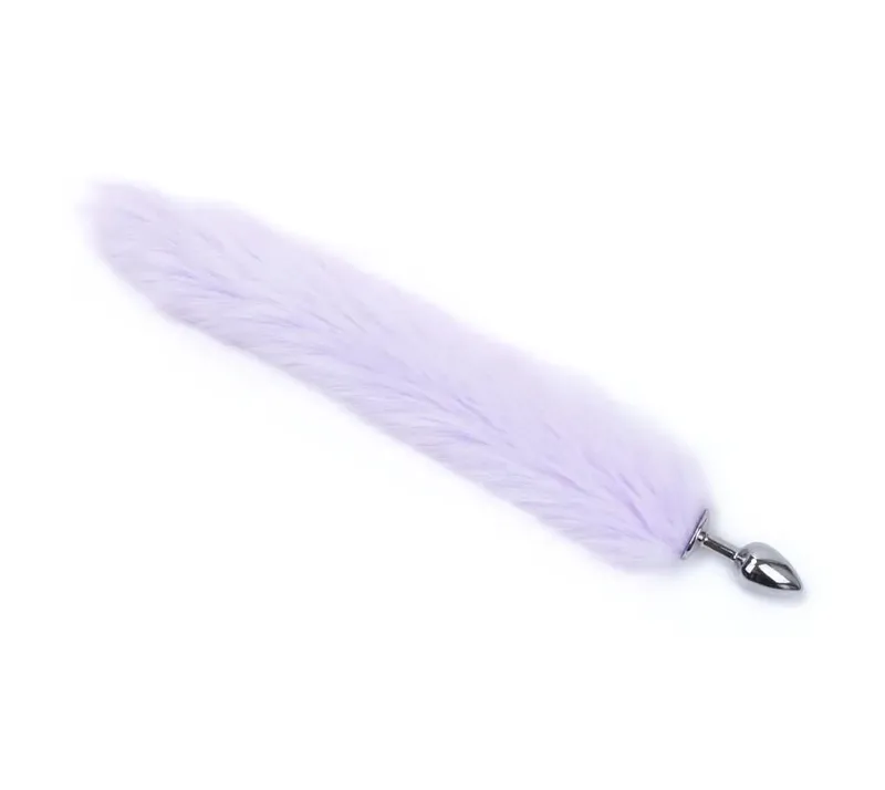 Rabo de coelho de pelúcia cauda de raposa anal plug metal butt plug massageador de próstata bdsm cosplay brinquedo sexual erótico para mulheres adultos brinquedo sexual presente