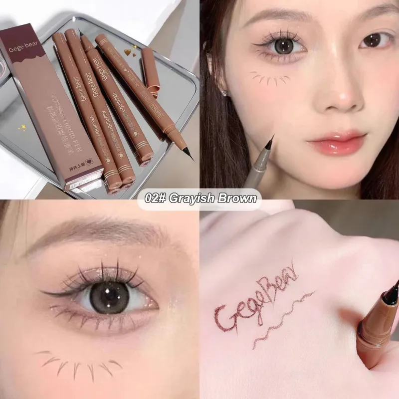 Caneta delineadora líquida Gege Bear, à prova d'água, à prova de manchas, maquiagem rápida e precisa, secagem rápida e suave, caneta para cílios inferiores — image 4