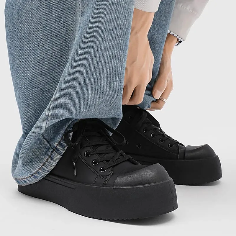 2025 homens altura crescente tênis de plataforma alta superior 8 cm elevador resistente ao desgaste sapatos de rua coreano zapatillas deporte