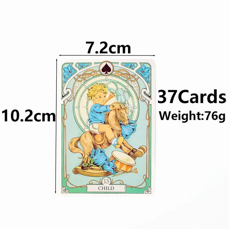 37Pcs Cards Romatic Lenormand Tarot Deck Full English Version Oracles Deck For Girl Board Games 10.2*7.2Cm — image 4