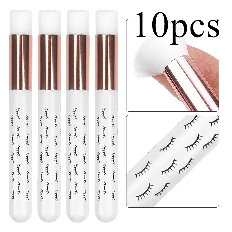 10pcs Eyelash Cleaning Brush Lash Extension Applicator Eyebrow Nose Brushes Washing Bottle Skin Care Makeup Tool Clean Supplies