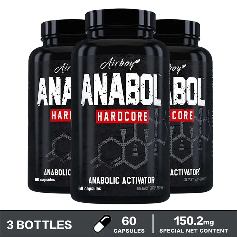 Anabol Hardcore - Make Your Muscles Bigger Stronger Harder & Denser Promote Muscle Growth Increase Strength and Endurance