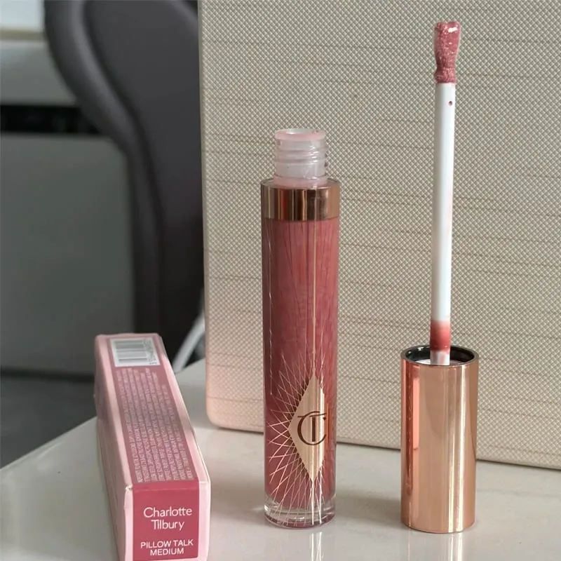 Charlotte Tilbury CT Makeup Set Water Light Collagen Lip Moisturizer Pressed Powder for Flawless Finish Four-color Eyeshadow — image 8