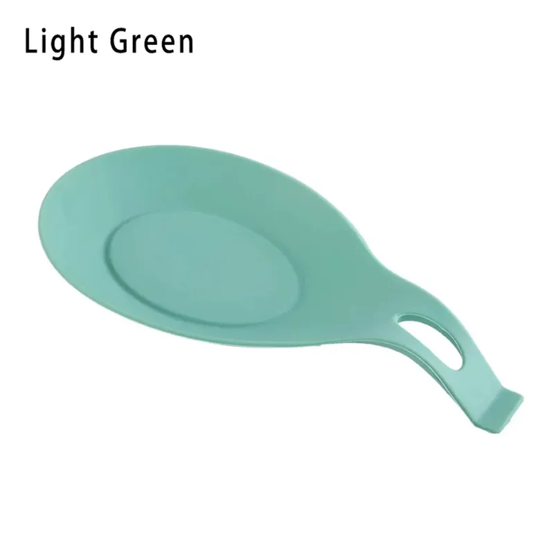 1PC Heat Resistant Silicone Spoon Shelf Chopstick Tray Pot Holder Stove Organizer Utensil Spatula Holder Spoon Pad Kitchen Tool