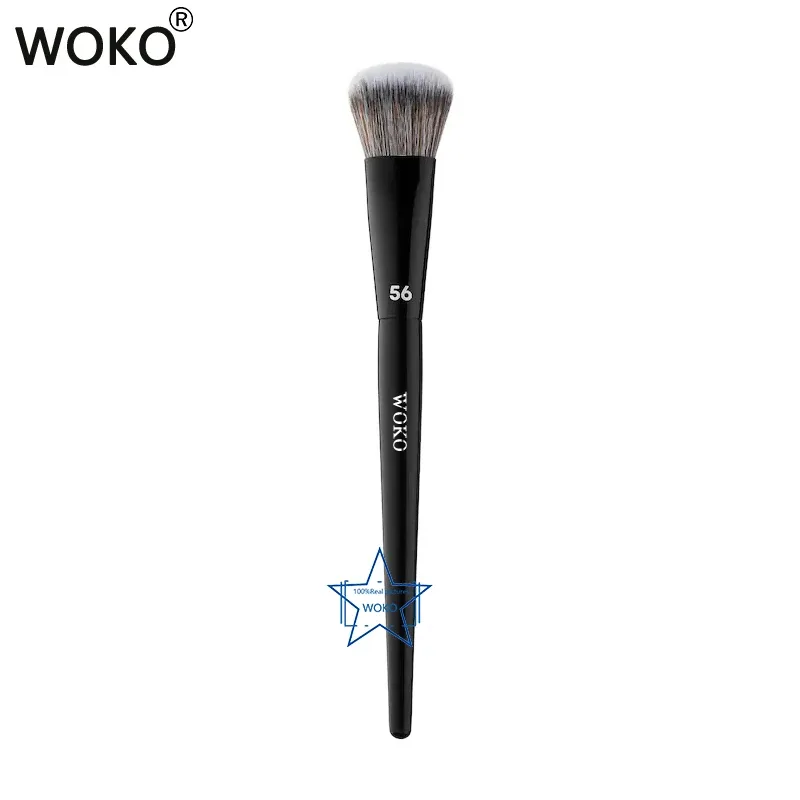 PRO 56 Pincel de base para contorno do rosto, pincéis de maquiagem para base, líquidos, creme, blush, pó, ferramenta de maquiagem para mistura