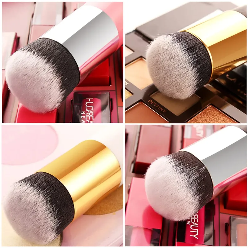 1 pçs novo chubby pier fundação escova plana creme pincéis de maquiagem profissional pincel de maquiagem cosmética