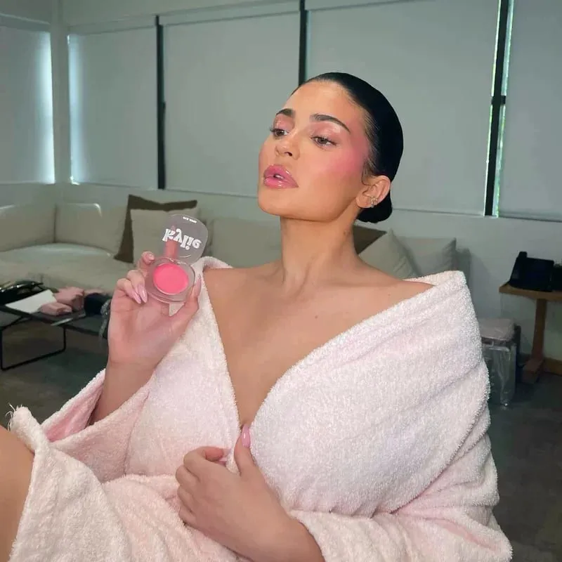Kylie Glow Balm Multi‑Use Cream Blush Dewy Cheek Tint Moisturizing Face Highlighter Natural Glow Blush Makeup Cosmetic For Women