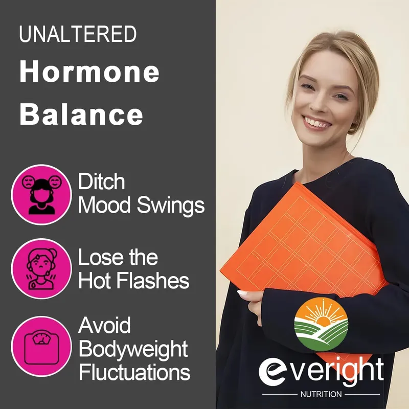 Suplemento de ervas completo para menopausa para mulheres - equilíbrio hormonal de alívio de menopausa multibenefícios para suores noturnos humor 120 cápsulas